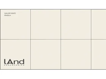GALLERY WHITE - Technical porcelain flooring by land porcelanico - view 2